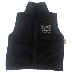 Pickin In Parsons WV Bluegrass Hillbilly Music Festival Youth XS Vest Fleece